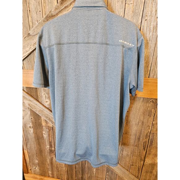 Oakley hydrolix blue double Layered comfort cool performance polo EUC sz XXL (?) - Picture 2 of 6
